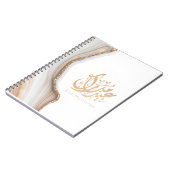 Eid Mubarak, Eid Gifts, Arabische kalligrafie Notitieboek (Linkerzijde)