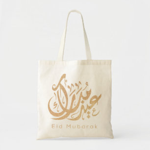 Eid Mubarak, Eid Gifts, Arabische kalligrafie Tote Bag