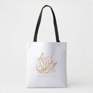 Eid Mubarak, Eid Gifts, Arabische kalligrafie Tote Bag