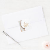 Eid Mubarak, Eid Gifts, Arabische kalligrafie Vierkante Sticker (Envelop)