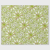 Eid Mubarak Eid Groen begroeten Cadeaupapier (Vlak)