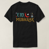 Eid Mubarak Eid Ul Fitr Eid Ul Adha Muslim Holiday T-shirt (Design voorkant)