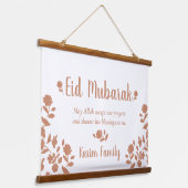 Eid Mubarak - Eigen islam - Startbord Hangend Wandkleed (Gebogen)