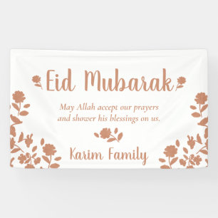 Eid Mubarak - Eigen islam - Startbord Spandoek