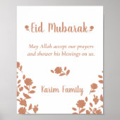 Eid Mubarak - Eigen islam - Stationair decor Poster (Voorkant)