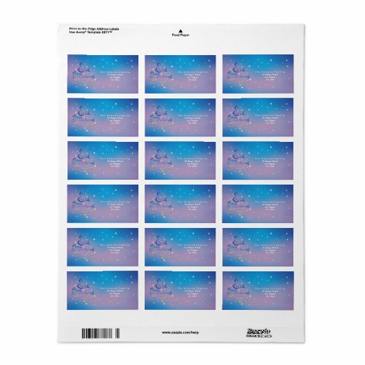 Eid Mubarak Etiket (Full Sheet)