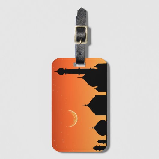 Eid Mubarak Evening Sky Bagagelabel (Voorkant (verticaal))