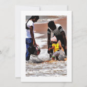 Eid Mubarak Familie Fotogroet Kaart (Achterkant)