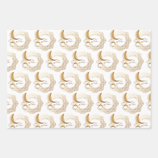 Eid mubarak fanoos inpakpapier vel (Voorkant 3)