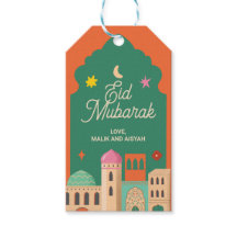 Eid Mubarak Favor Tags | Met de hand getekende bog