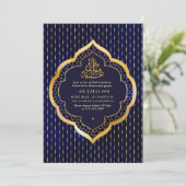 Eid Mubarak Feest Kaart (Staand voorkant)