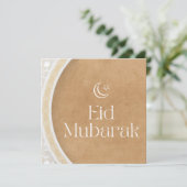 Eid Mubarak Feestdagenkaart (Staand voorkant)