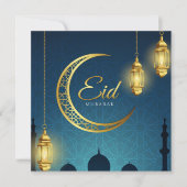 Eid Mubarak  Feestdagenkaart (Voorkant)