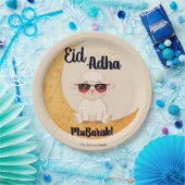 Eid Mubarak Feestviering Party  Papieren Bordje (Feest)