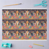 Eid Mubarak Festival Scene Inpakken Cadeaupapier Tissuepapier (Craft)