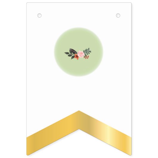 EID MUBARAK FLORAL VLAGGETJES (Eerste vlag)