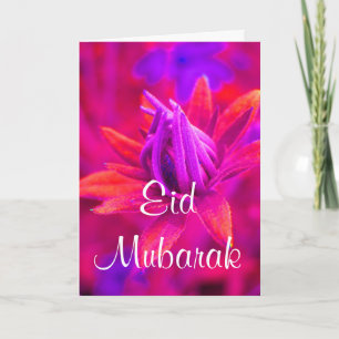 Eid mubarak floral wenskaart kaart
