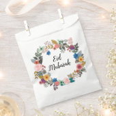 EID MUBARAK FLORAL WREATH FAVOR BAGS BEDANKZAKJE (Geknipt)