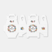 EID MUBARAK FLORAL WREATS FAVOR BOX BEDANKDOOSJES (Uitgevouwen)