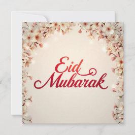 Eid mubarak for Eid Fitr Card Bedankkaart