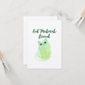 Eid Mubarak Friend Kaart (Voorkant / Achterkant in situ)