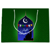Eid Mubarak Garland Moon Groot Cadeauzakje (Voorkant)