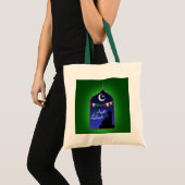 Eid Mubarak Garland Moon Tote Bag