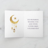 Eid Mubarak - Gelukkig offerfeest Kaart (Binnen)