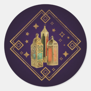 Eid Mubarak - Gelukkig offerfeest Ronde Sticker
