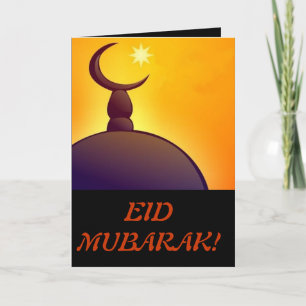 Eid Mubarak - Gelukkige EID - MoslimVakantie Feestdagen Kaart