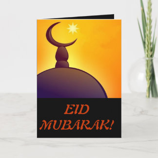Eid Mubarak - Gelukkige EID - MoslimVakantie Feestdagen Kaart