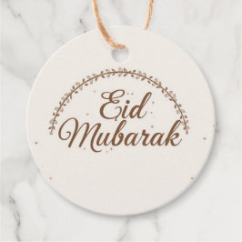 Eid mubarak gepersonaliseerde cadeaubijlage bedankjes labels