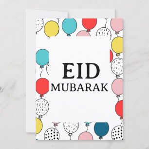 Eid Mubarak gevouwen wenskaart Kaart