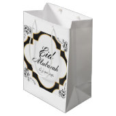 Eid Mubarak Gift Bag Medium Cadeauzakje (Voorkant Gekanteld)