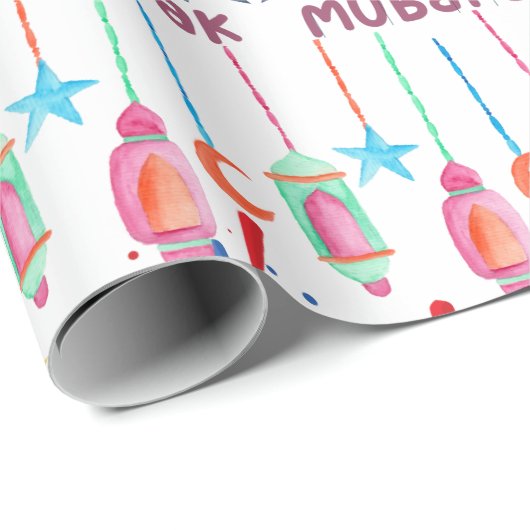 EID Mubarak Gift Cadeaupapier (Rol Hoek)