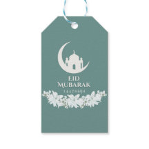 Eid Mubarak Gift Label 1447H Islamitische halve ma
