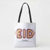 Eid Mubarak Gift: Onze Premium Eid Mubarak Tote Bag (Voorkant)