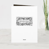 Eid Mubarak Gloeiende Cresent Moskee Bruin Goud Feestdagen Kaart (Achterkant)