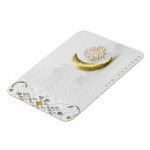 Eid Mubarak Gold Crescent Arabisch Calligrafie Magneet (Linkerzijde)