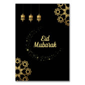 Eid Mubarak Golden Aanpassen Kaart (Voorkant)