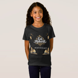 Eid Mubarak Goud & Blauw T-shirt