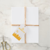 Eid Mubarak Goud Silhouet Moskee Maan Ster Cadeaulabels (Met Koord)