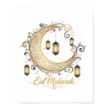  Eid Mubarak Gouden Halve Maan 