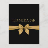 Eid Mubarak gouden lint Briefkaart (Voorkant)