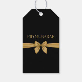 Eid Mubarak gouden lint Cadeaulabel