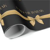 Eid Mubarak gouden lint Cadeaupapier (Rol Hoek)