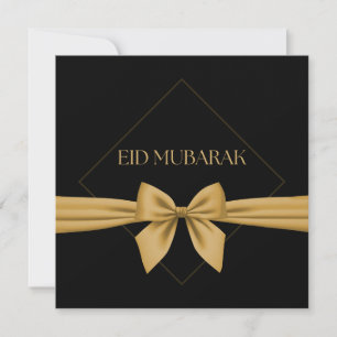 Eid Mubarak gouden lint Feestdagenkaart