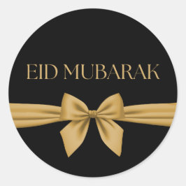 Eid Mubarak gouden lint Ronde Sticker