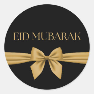 Eid Mubarak gouden lint Ronde Sticker