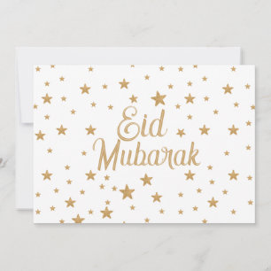 Eid Mubarak Gouden Ster Glitter Sparkle decoratie Kaart